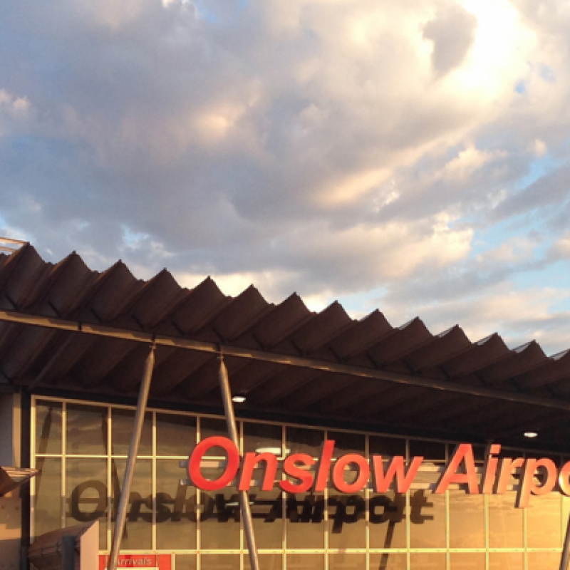 Onslow Airport Terminal in Onslow, Western Australia